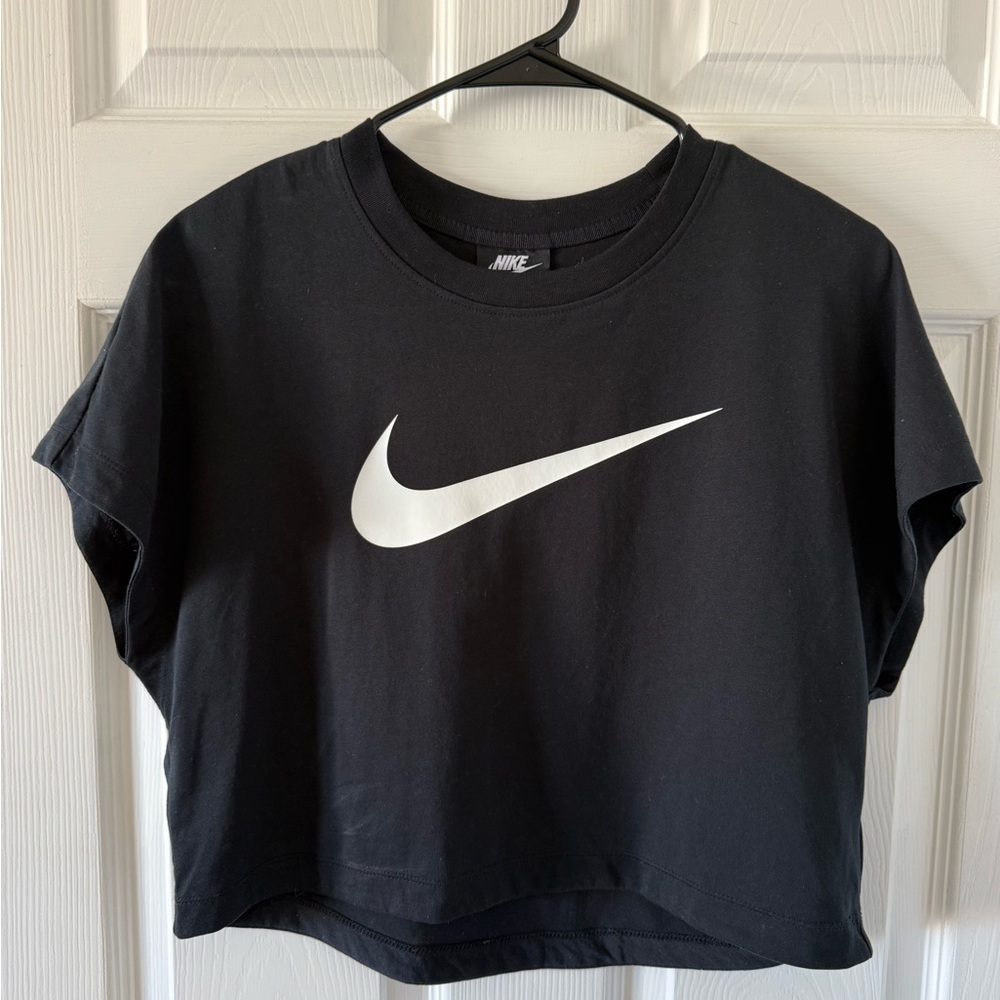 Nike Black Crop Tee